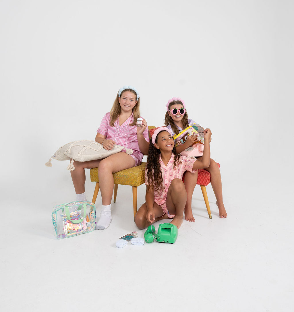 Tweens with clean, gentle skincare products